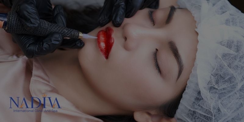Dịch vụ làm đẹp phun môi Collagen Nadiva